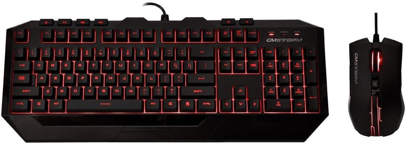 COOLER MASTER DEVASTATOR II GAMING KEYBOARD AND MOUSE COMBO (RED)
