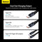 Baseus Enjoyment Retractable 2-in-1 Car Charger C+C 33W (C00035500111-00)