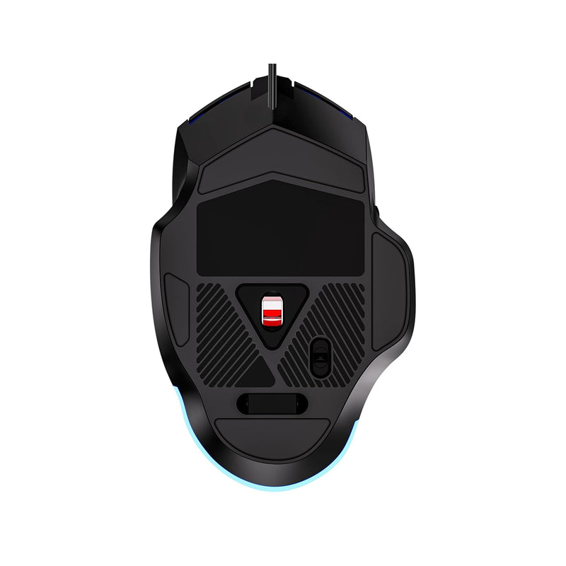 Aula Wind F812 7200DPI RGB 7-Key Wired Gaming Mouse (Black)