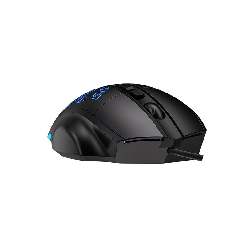 Aula Wind F812 7200DPI RGB 7-Key Wired Gaming Mouse (Black)