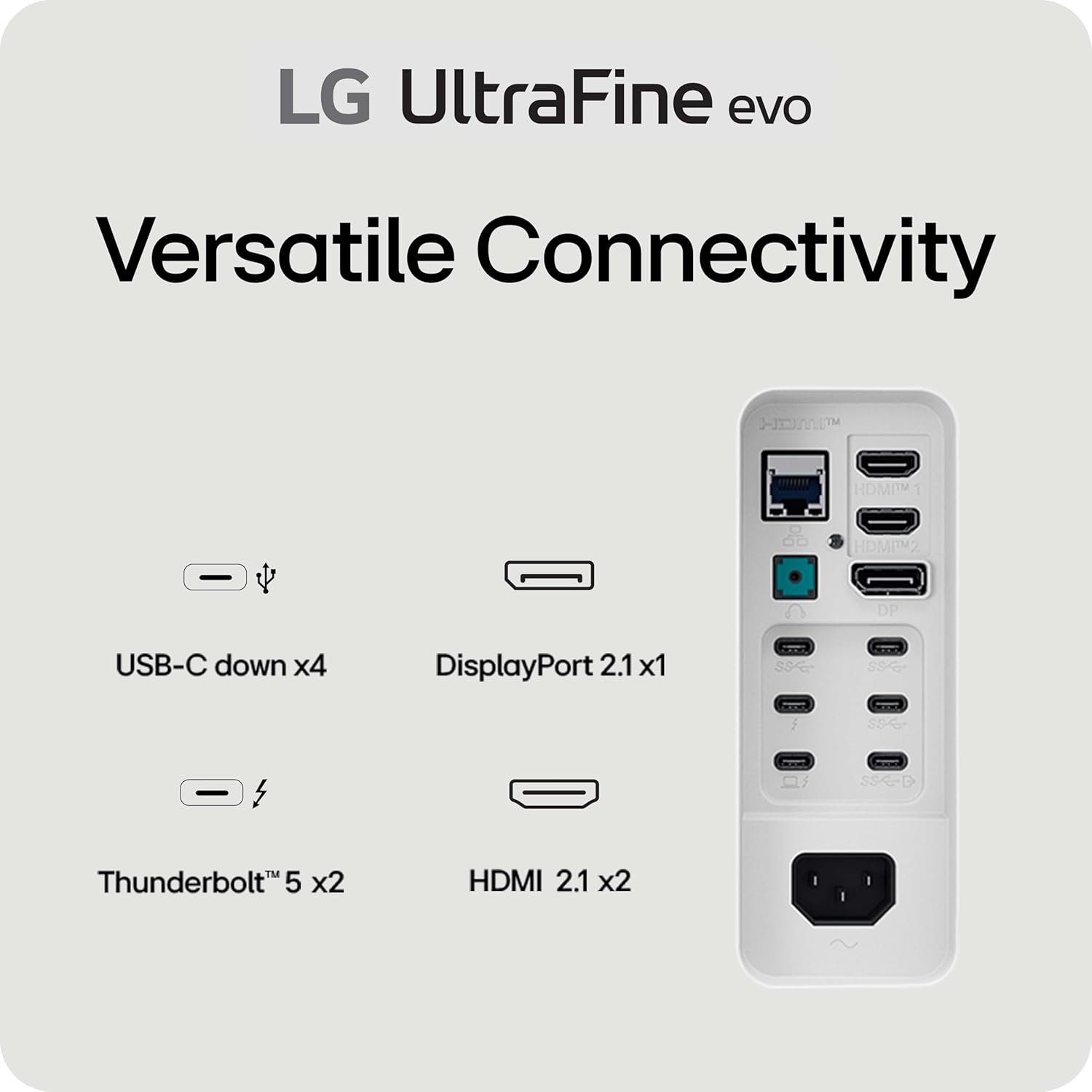 LG UltraFine 40U990A-W 5K2K 40" WUHD (5120x2160) 120Hz 5ms GtG Nano IPS Gaming Monitor with Thunderbolt 5 PD 96W and Height, Tilt & Swivel Adjustment (White)