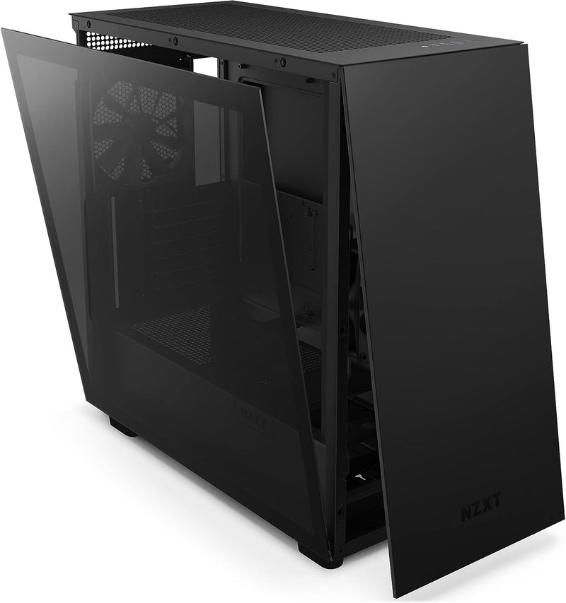 NZXT H7 Tempered Glass Side Panel ATX Mid-Tower PC Case (Black) (CM-H7