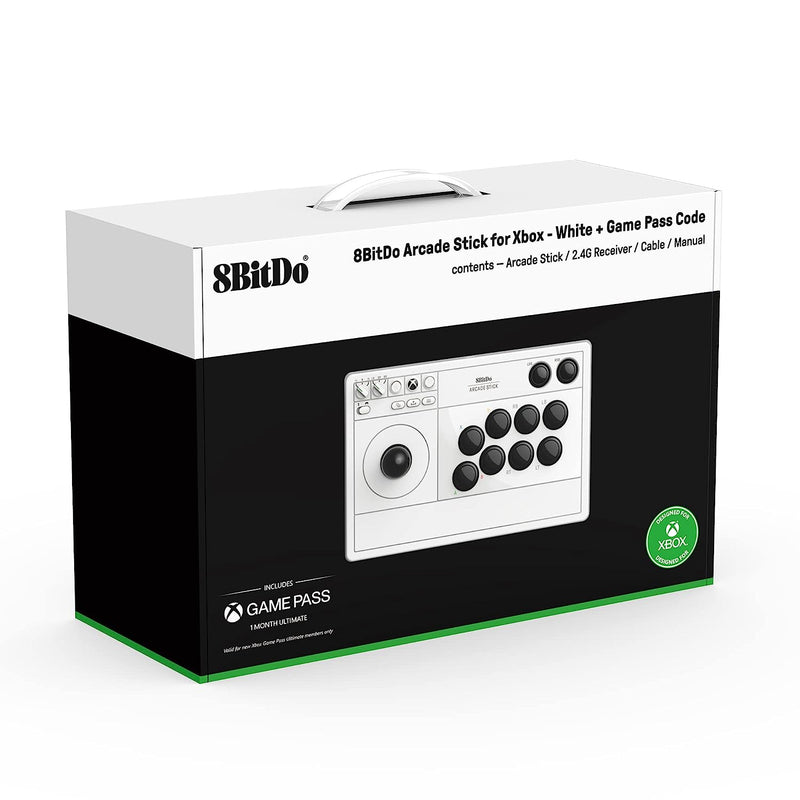 8Bitdo Arcade Stick For XBOX (White) (81JA01D)