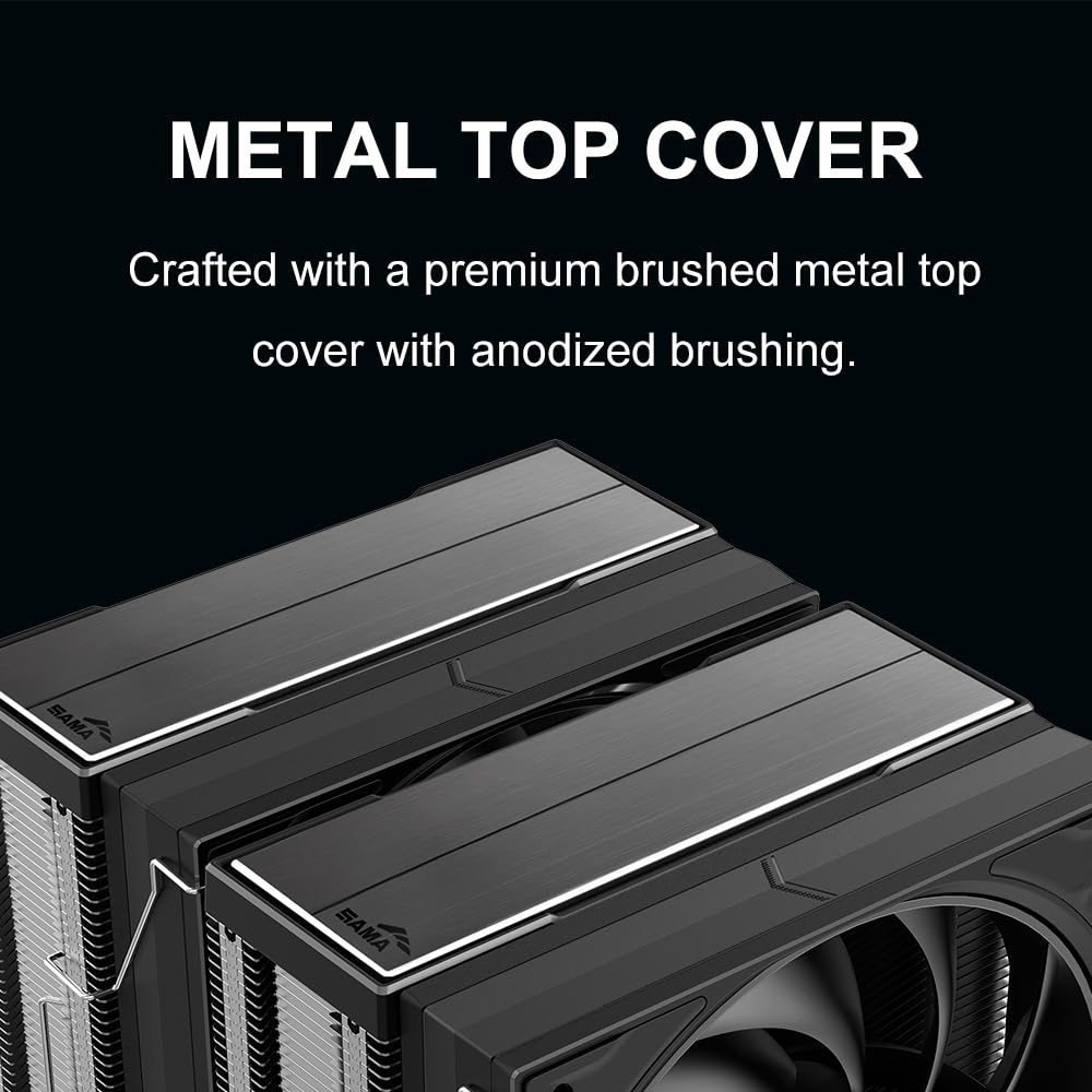 Sama A60E Dual Tower CPU Air Cooler (Silver) (A60-XXWNNXOX-G)