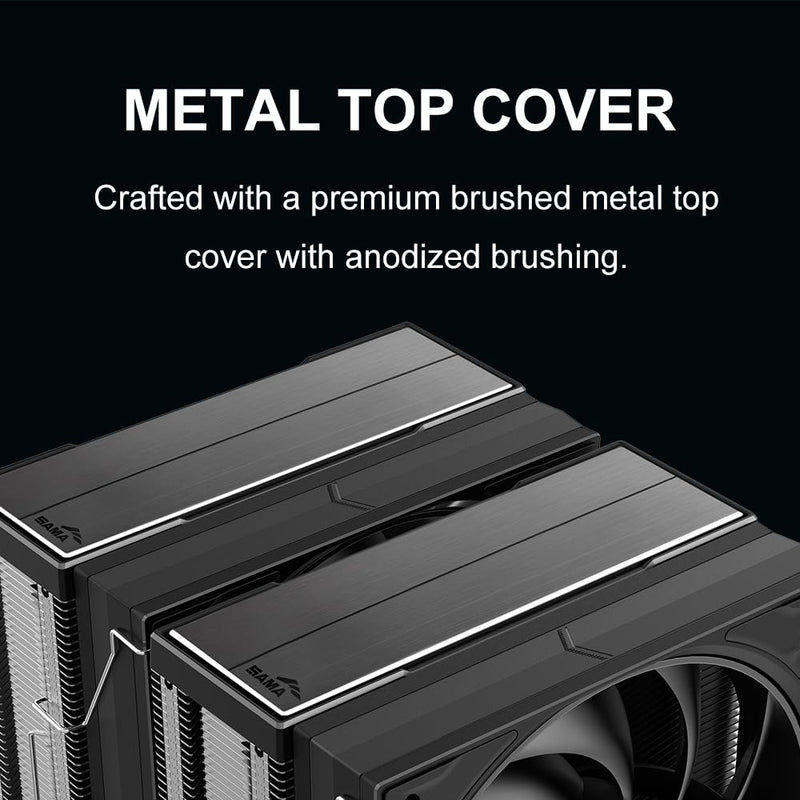 Sama A60E Dual Tower CPU Air Cooler (Silver) (A60-XXWNNXOX-G)
