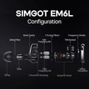 SIMGOT EM6L 1DD + 4BA Hybrid Driver in-Ear Monitor