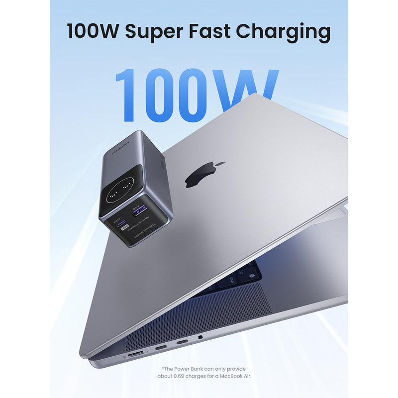 Ugreen Nexode 12000mAh Quick Charging 100W Power Bank (Grey) (PB724/35526B)