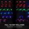 E-Yooso K-600 Rainbow Light 104 Keys Wired Mechanical Keyboard Black