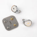 SIMGOT EA1000 Fermat Flagship 2nd Gen Dual Magnetic Dual Cavity 10mm Dynamic Driver, With SDPGD Purple-gold Diaphragm, Detachable Tuning Nozzles, Silver-Plated Cable In-Ear Monitor (Silver)