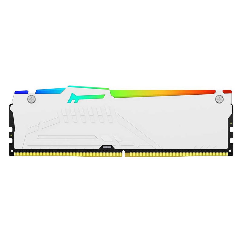 Kingston Fury Beast 16GB (1X16GB) DDR5 RGB Expo 5200MT/S CL36 Memory (White) | DataBlitz