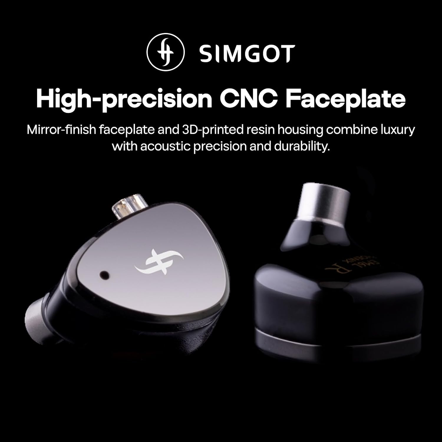 SIMGOT EM6L 1DD + 4BA Hybrid Driver, Detachable OFC Silver-Plated