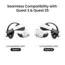 Kiwi Design H4 Boost Halo Battery Head Strap for Meta Quest 3/3S (QS03B)