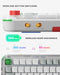 NuPhy Kick75 Hybrid Low-Profile IO RGB Hot-Swappable 80-Key Custom Mechanical Wireless Keyboard (Blush Switch) (Tape Gray)