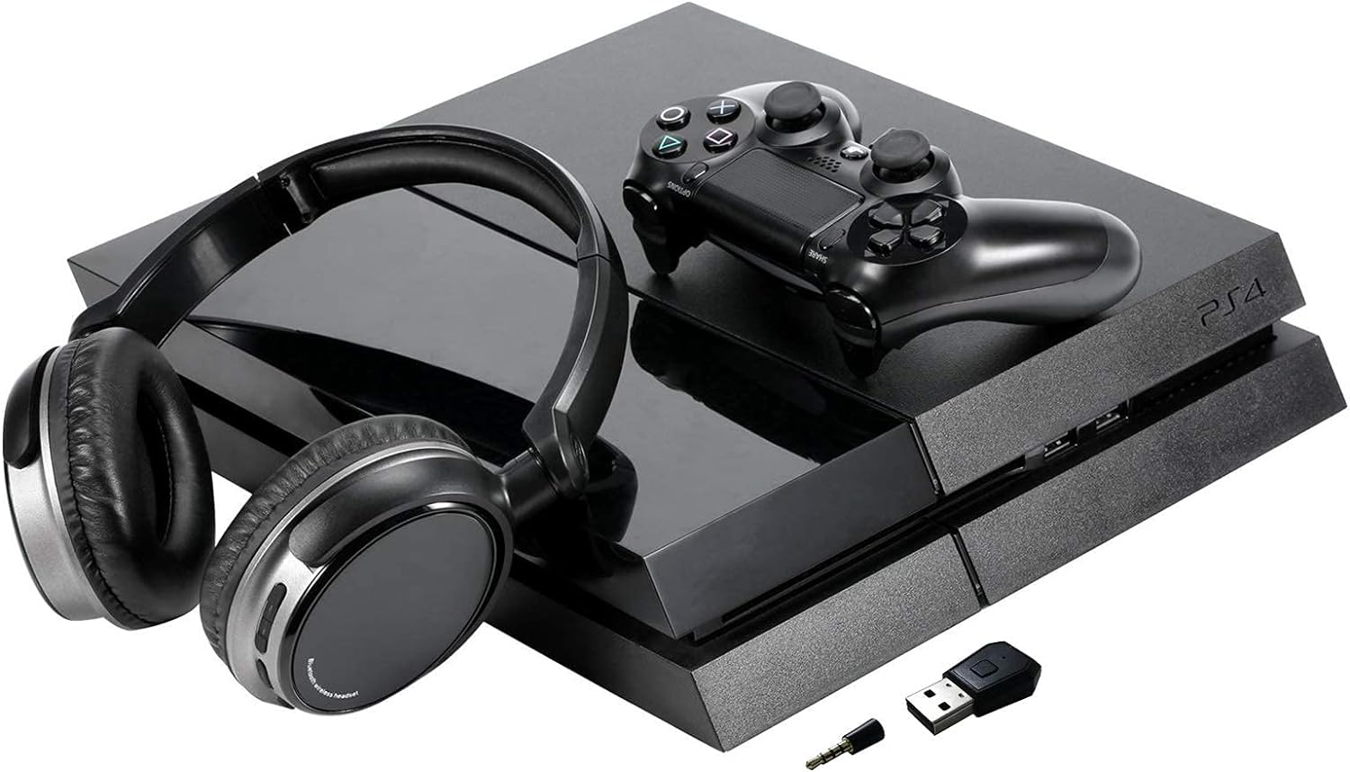PS4 Wireless Headphone with P4 Bluetooth Adapter