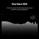 Kiwi Ears KE4 Sound Redefined 2DD + 2BA Hybrid In-ear Monitor