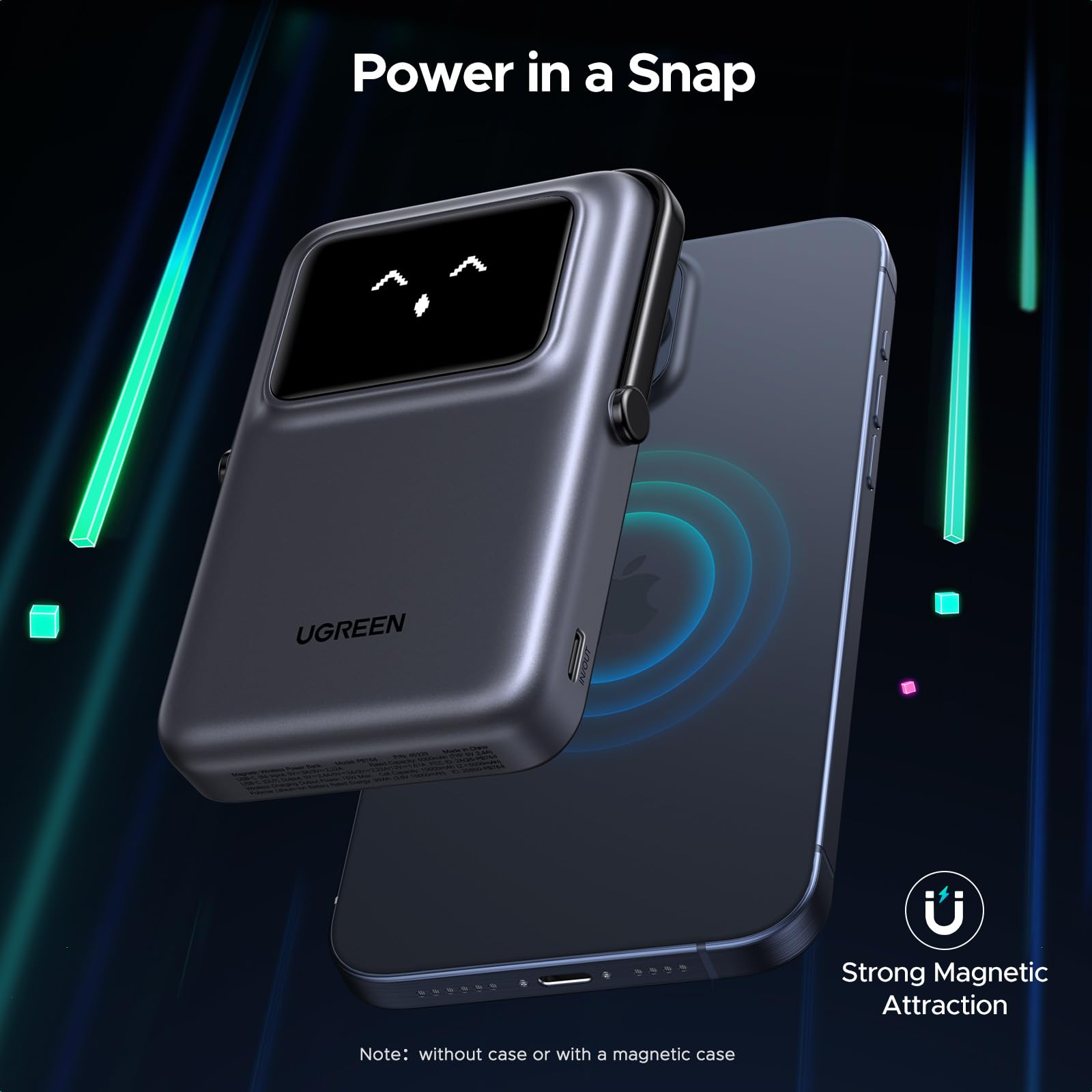 Ugreen Uno 10000mAh Mini Magnetic Wireless 20W Power Bank