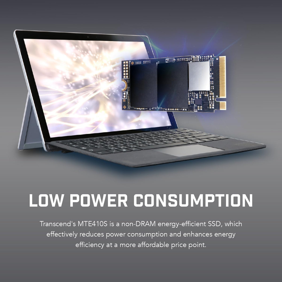 Transcend 410S M.2 2242 PCIe Gen4 x4 Internal SSD (256GB, 512GB, 1TB, 2TB)