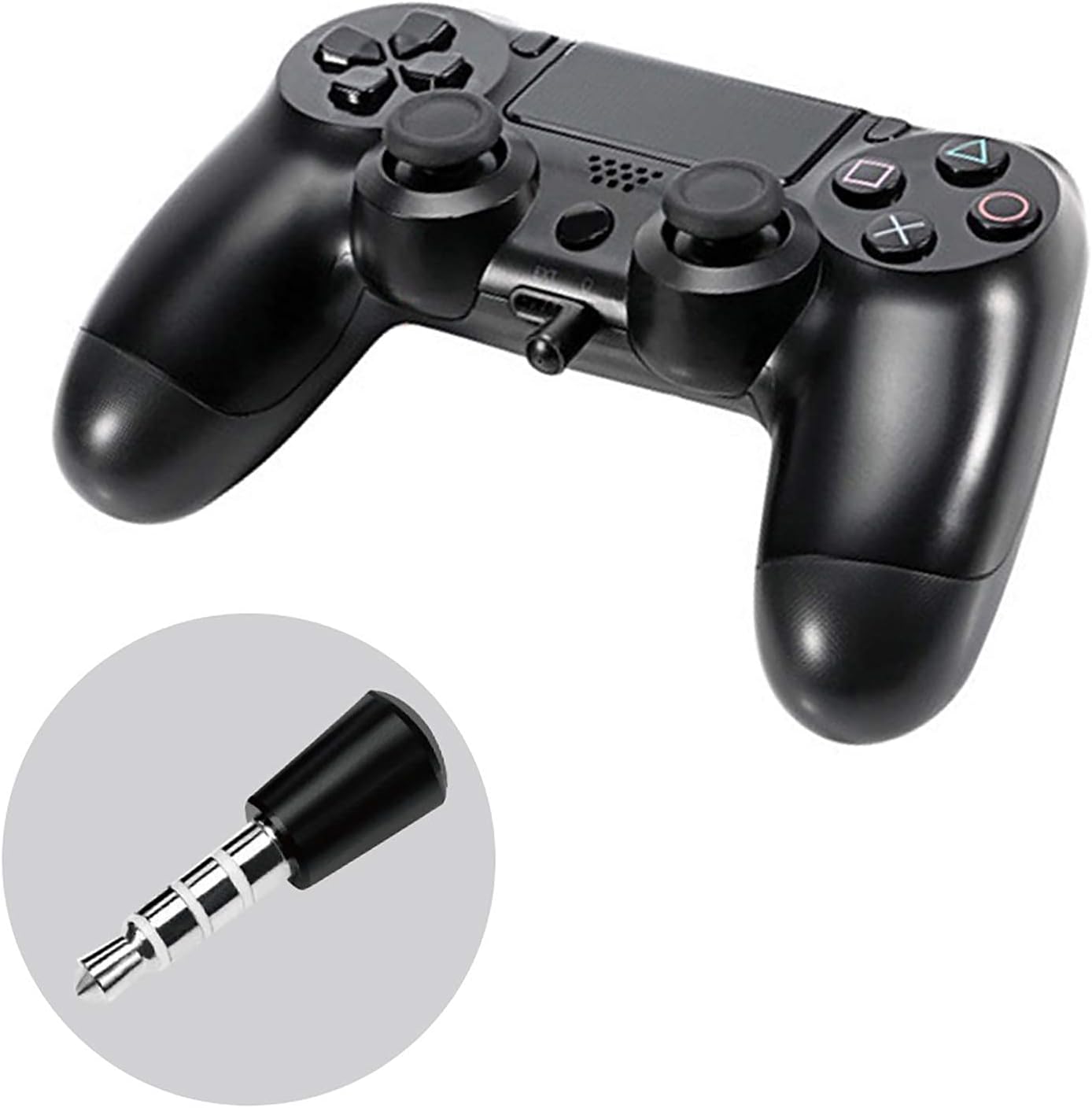 Ps4 controller hot sale headphone adapter