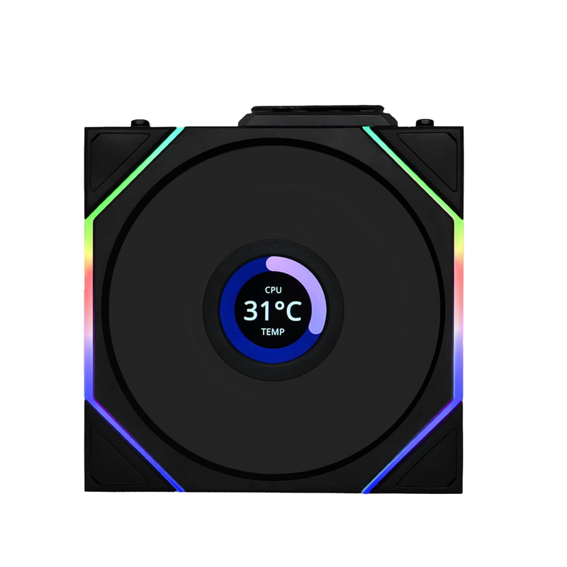 Lian Li Uni Fan TL Wireless LCD 120mm Revolutionary ARGB Single Fan 