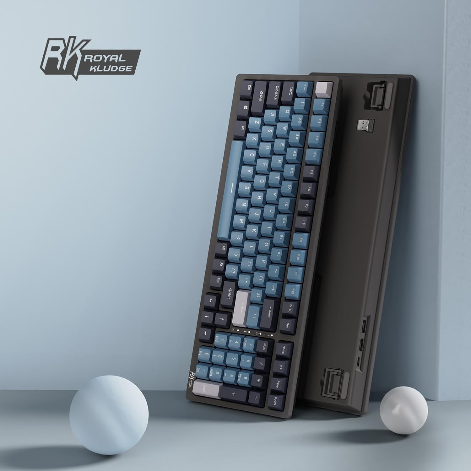 Royal Kludge RK98 Tri-Mode RGB Mechanical Keyboard Indigo