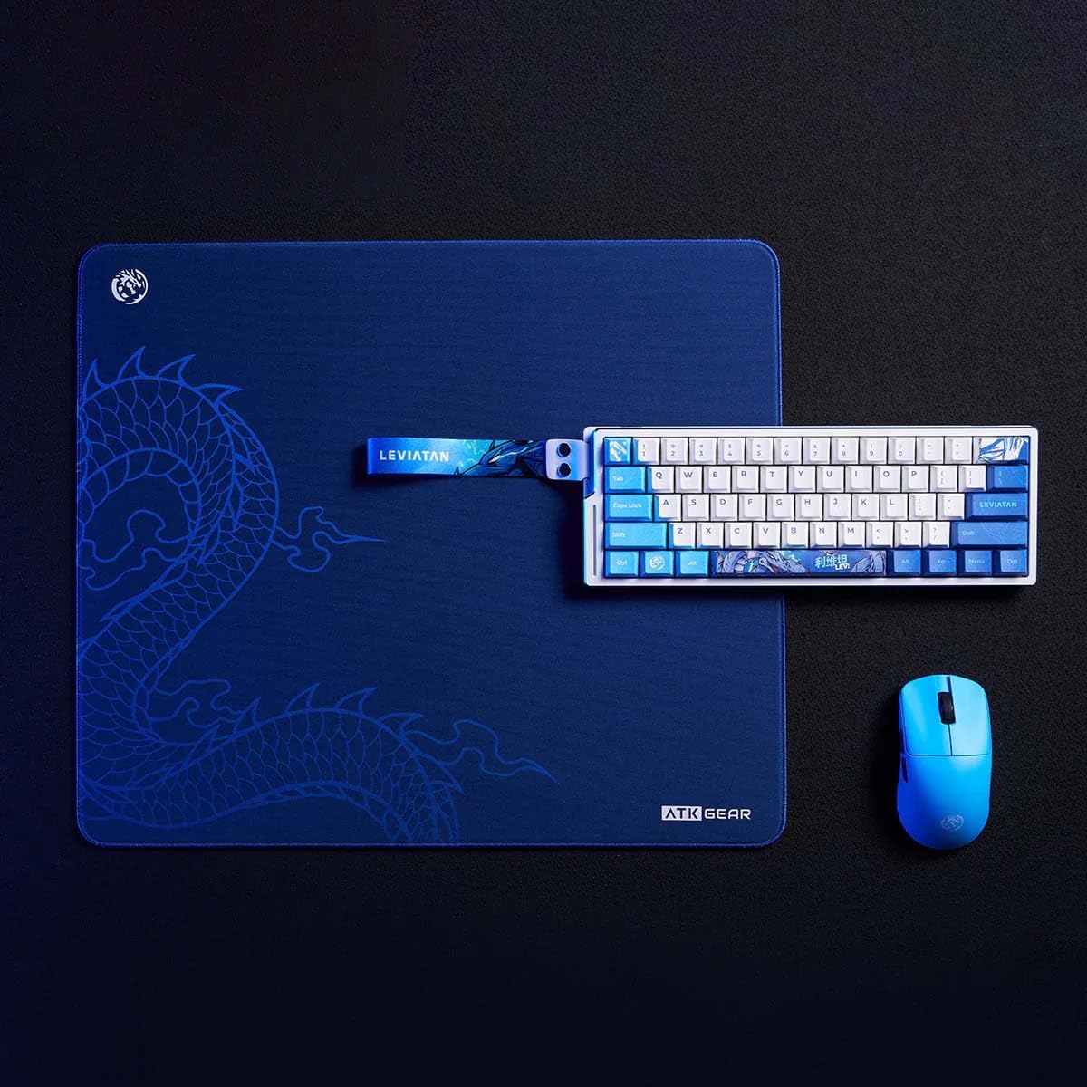 ATK x Leviatan XSoft eSport Gaming Mousepad (Blue)