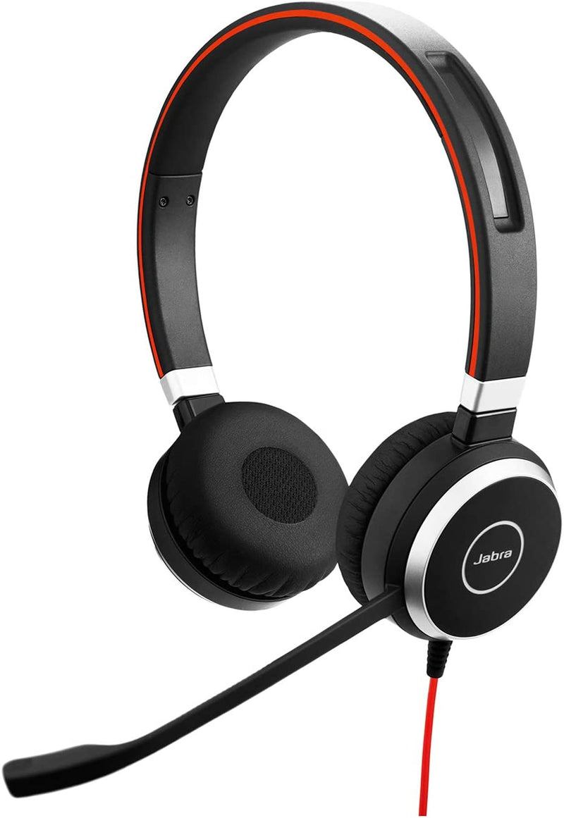 Jabra Evolve 40 Stereo UC Wired Professional Headset (Black)