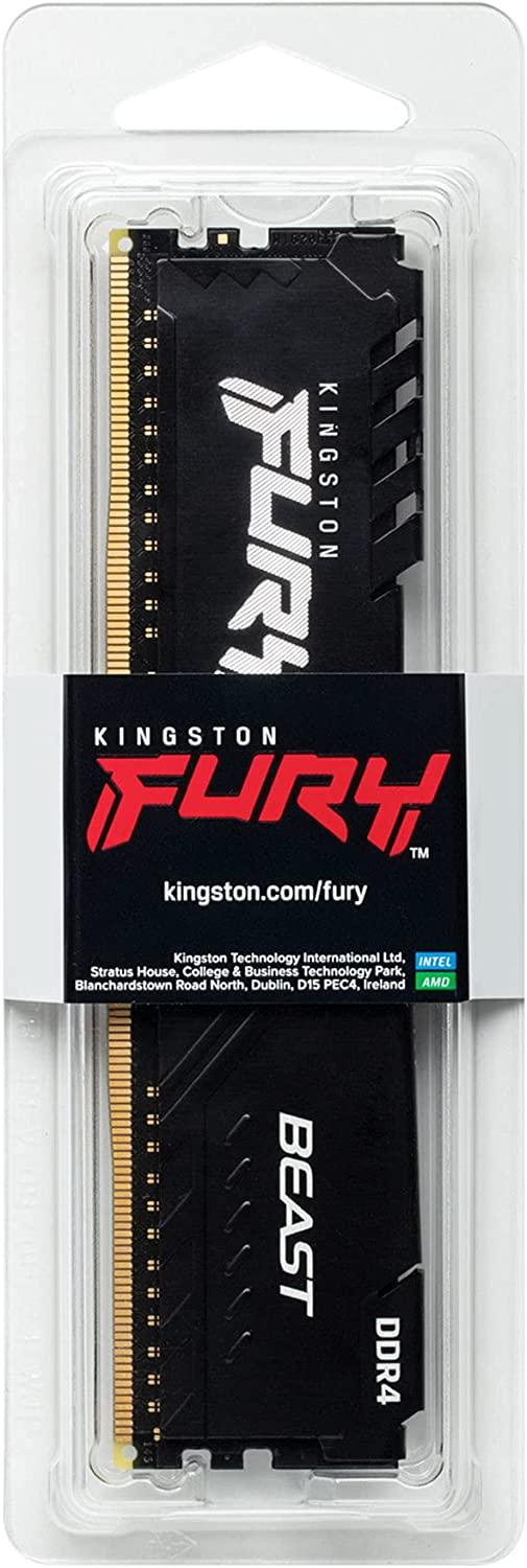 Kingston Fury Beast 8GB (1X8GB) DDR4 RGB 2666Mhz Memory (KF426C16BBA/8)