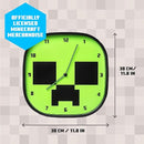 Paladone Minecraft Creeper Glow In The Dark Wall Clock (PP12045MCF)