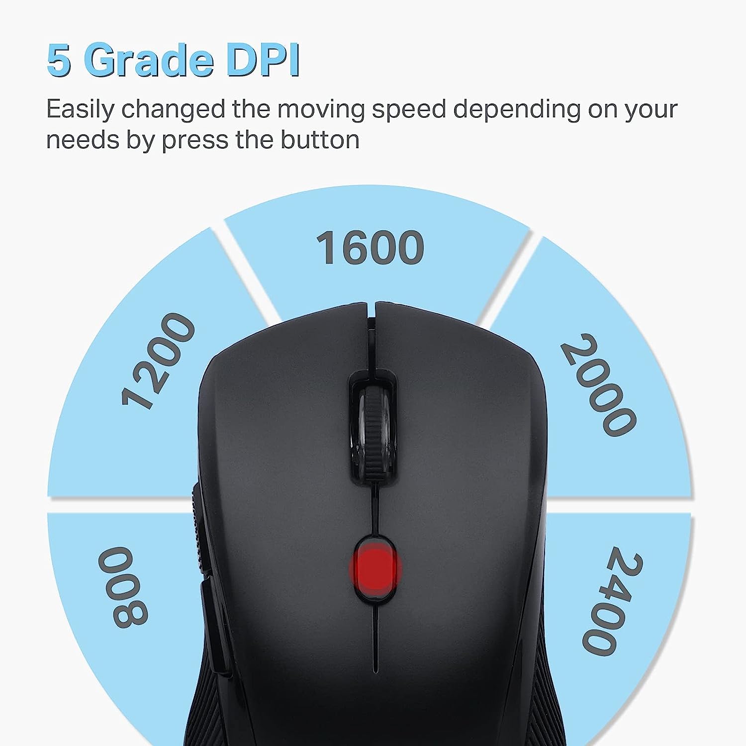 E-Yooso E-1131 Wireless Mouse (Black)