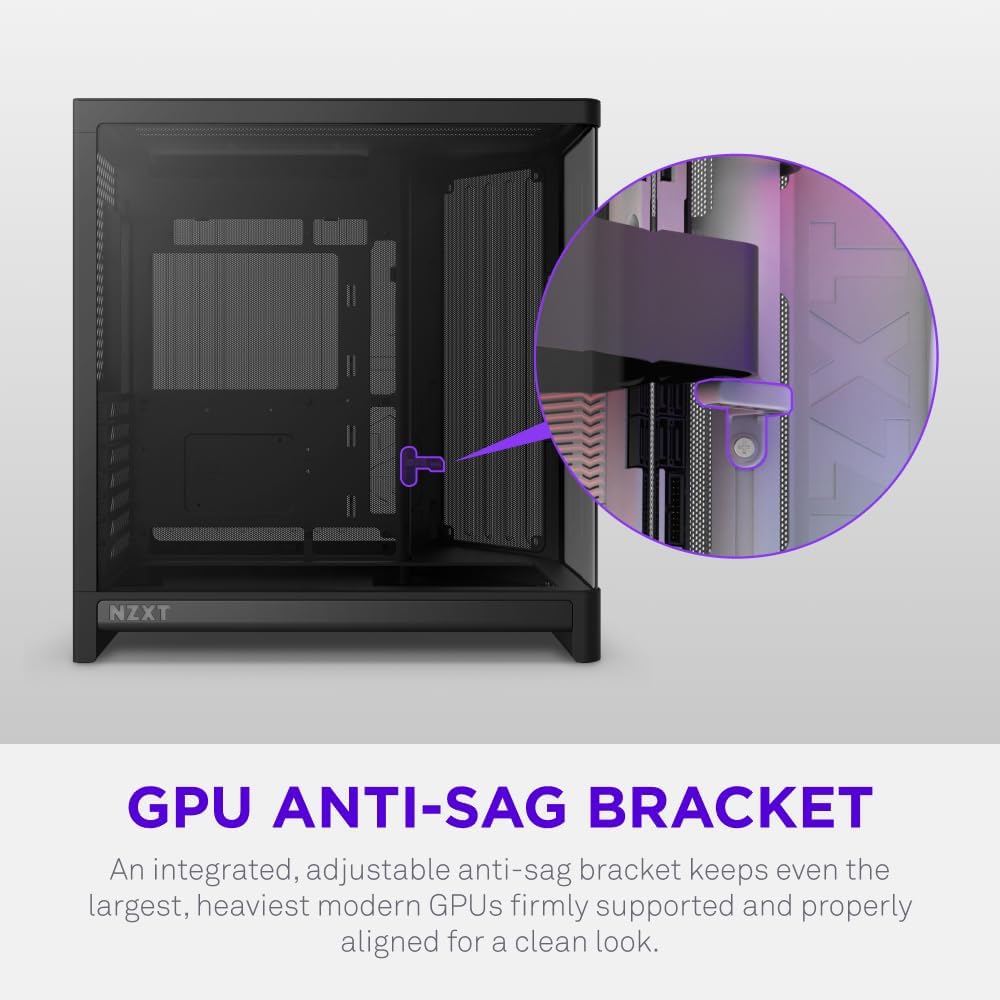 NZXT H6 Flow 2026 Compact Dual-Chamber ATX Mid-Tower Airflow Case