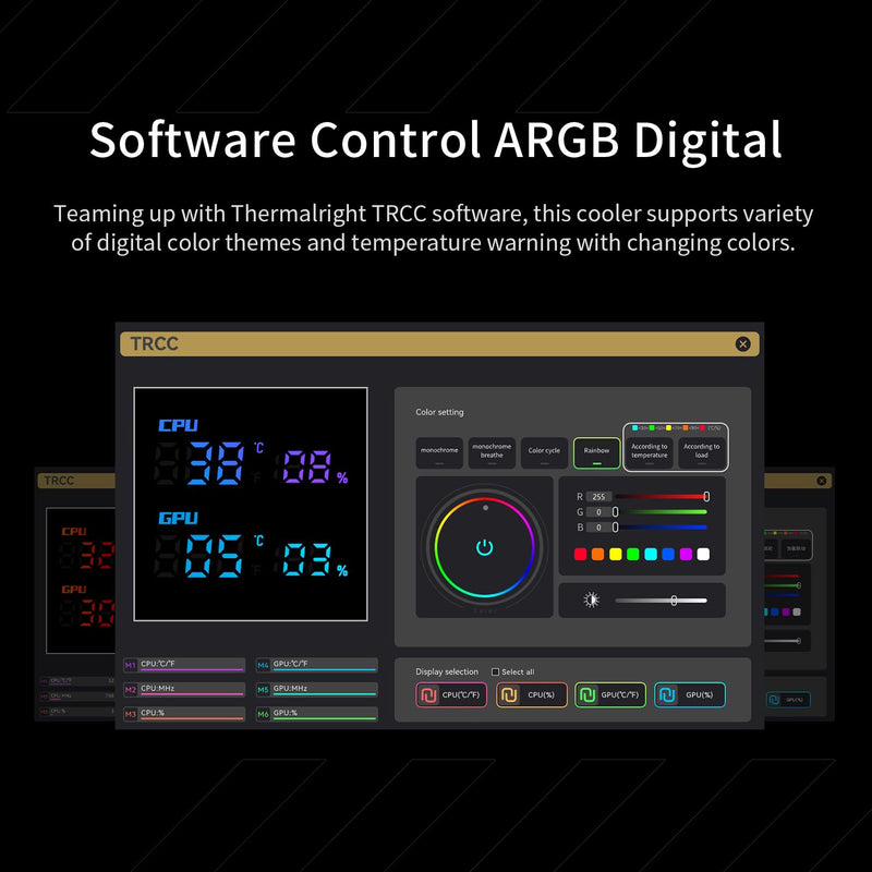 Thermalright Phantom Spirit 120 Digital Evo Dual Tower CPU Air Cooler (Black)