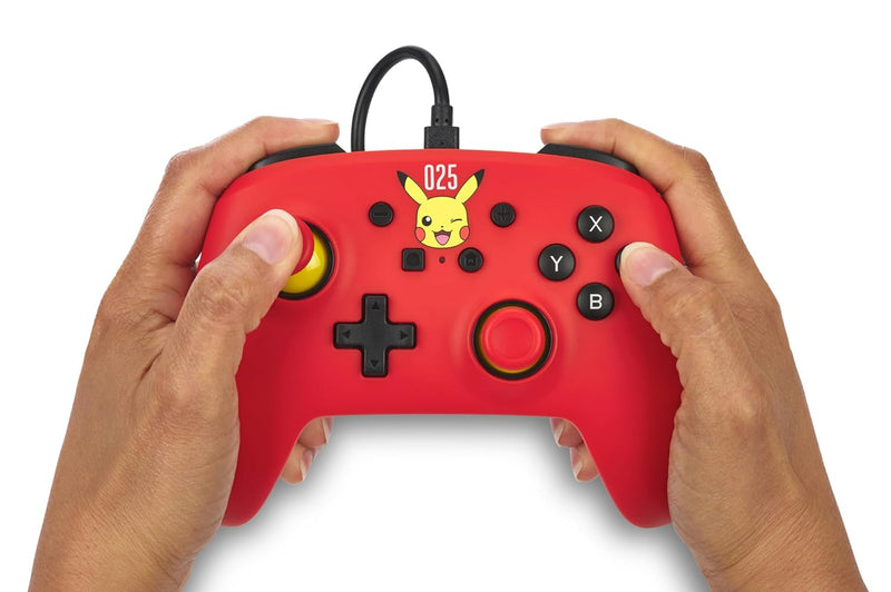 Power A NSW Wired Controller Laughing Pikachu For Nintendo Switch