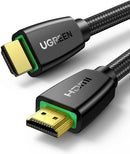 UGreen HDMI Male To Male Cable With Nylon Braid - 5M (Black) (HD118/40412)