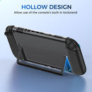 IINE Transparent PC Back Case + Silicone Joy-Pad Case Black for Nintendo Switch 2