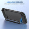 IINE Transparent PC Back Case + Silicone Joy-Pad Case Black for Nintendo Switch 2