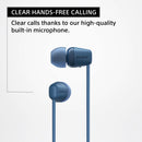 Sony WI-C100 Wireless In-Ear Headphones (Blue)