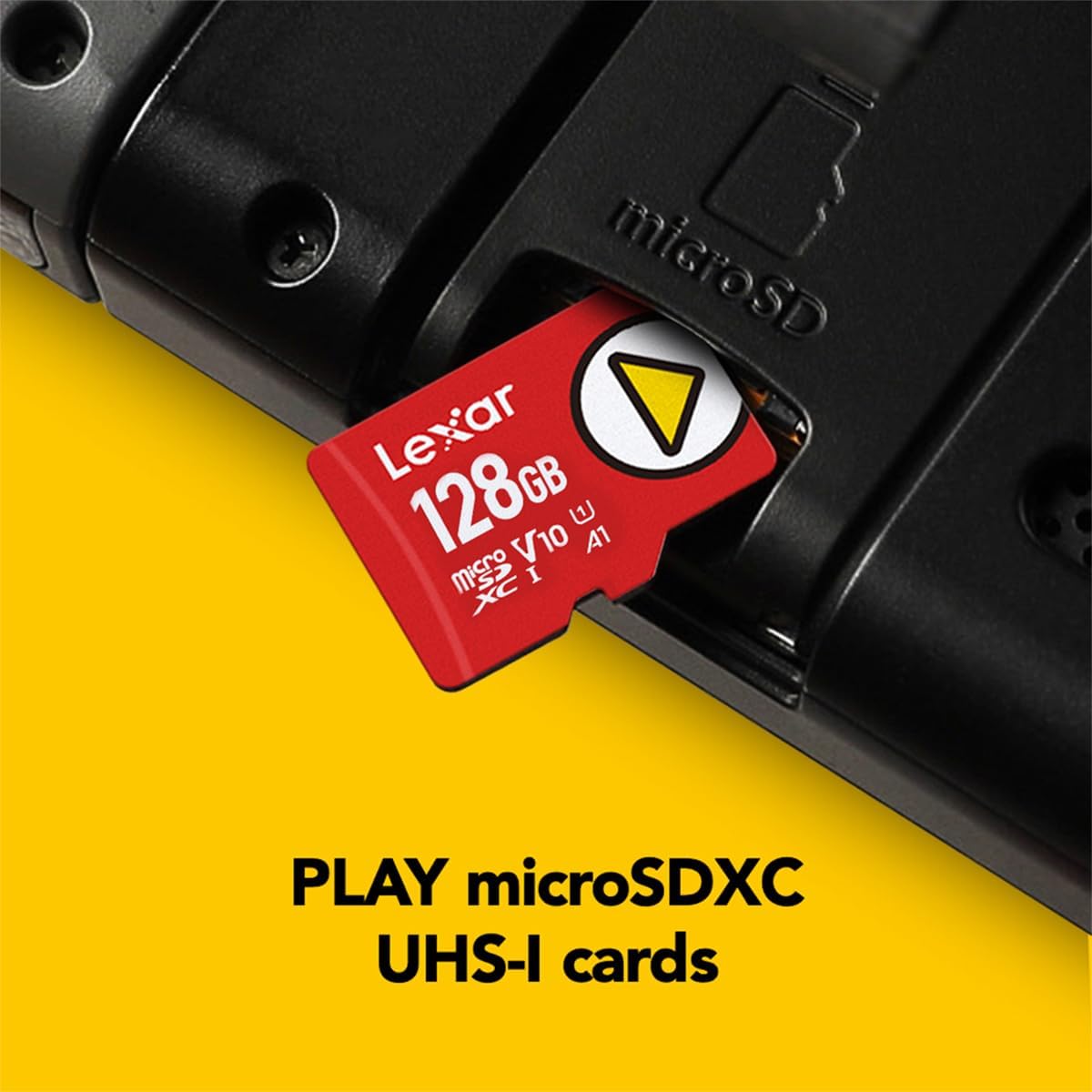 Lexar PLAY 128GB microSDXC UHS-I C10 U1 V10 A1 160MB/s Read Memory Card (LMSPLAY128G-BNNNG)