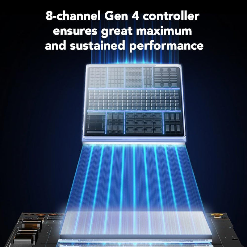 Lexar NQ780 1TB M.2 2280 6500MB/s Read PCIe Gen4x4 NVMe SSD