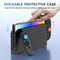 IINE Transparent PC Back Case + Silicone Joy-Pad Case Black for Nintendo Switch 2