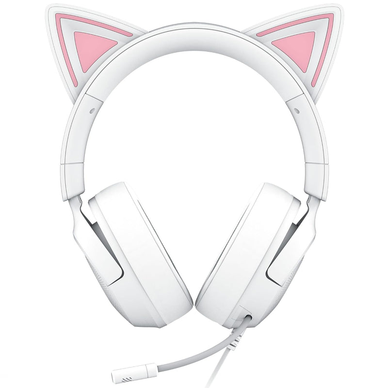 Razer Kraken Kitty V3 X Wired Kitty Headset for Gaming (Black, Quartz, White)