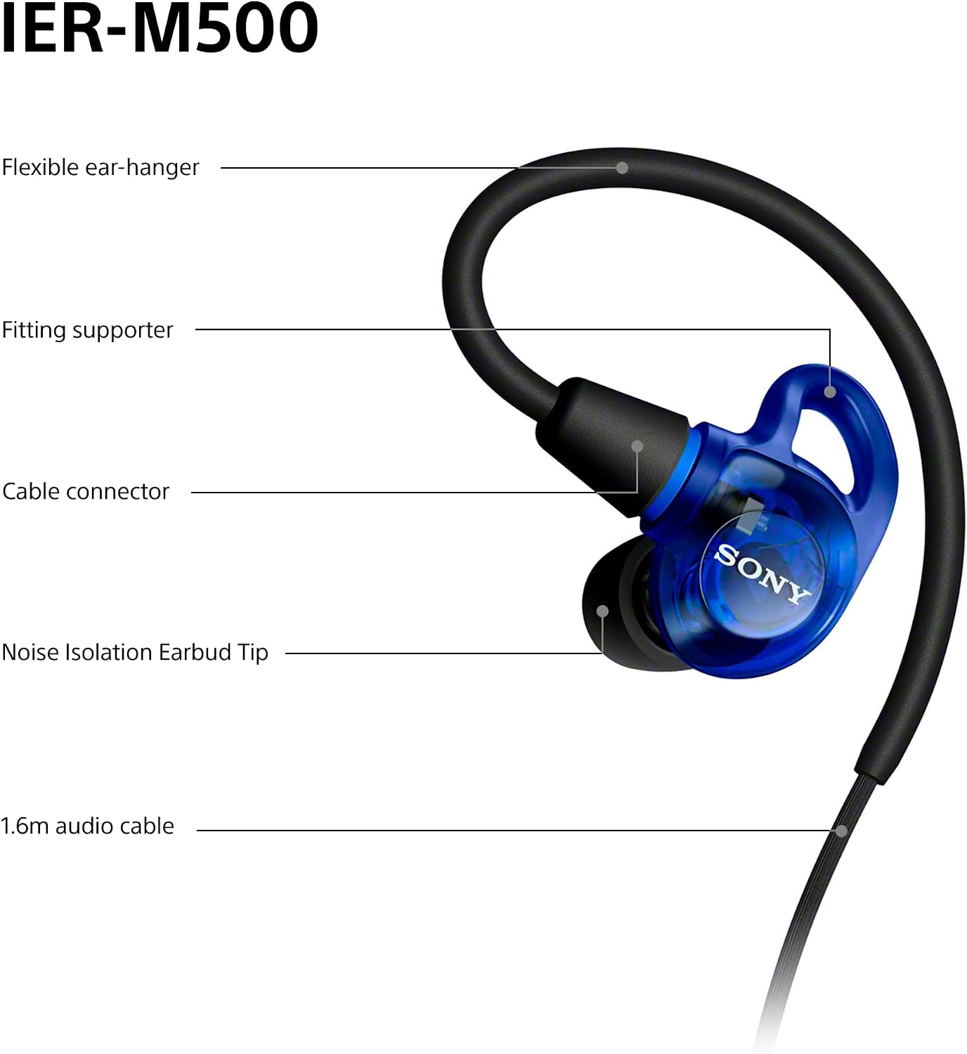 Sony IER-M500 Professional In-Ear Monitor Headphones