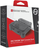 NSW HYPERKIN RETRON S64 CONSOLE DOCK FOR SWITCH TRANSLUCENT GREY (M07390-SG)