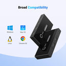 Ugreen 2-in-4 Out USB 2.0 Sharing Switch Box (Black) (US216/30767)