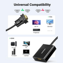 UGreen HDMI Female To VGA Male Adapter - (Black) (20694/20694)