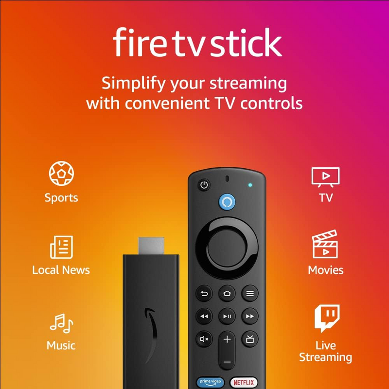 Buy  Fire TV Stick 4K Ultra HD with Alexa Voice Remote (2021)