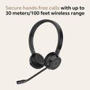 Jabra Evolve 65 TE USB-A MS Stereo Bluetooth Wireless Headset