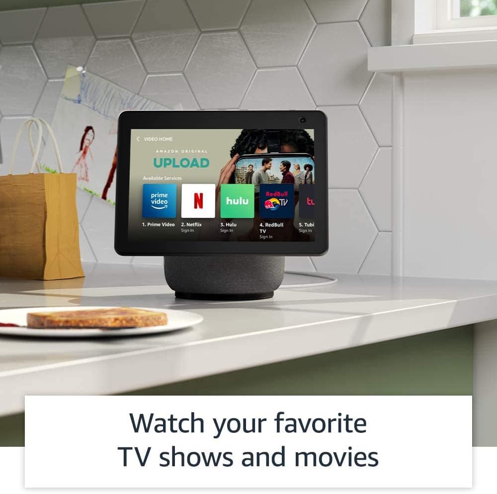 Amazon Echo Show 10 HD Smart Display w/ Alexa 3rd Gen (Charcoal)