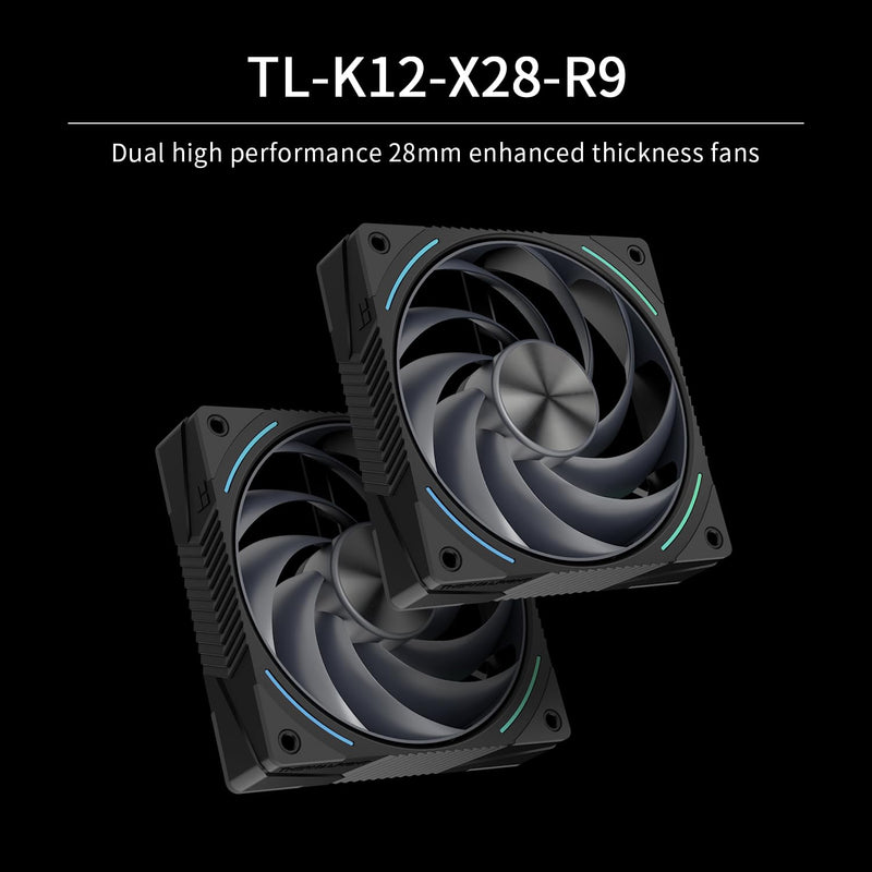Thermalright Phantom Spirit 120 Vision Evo Dual Tower CPU Air Cooler (Black)