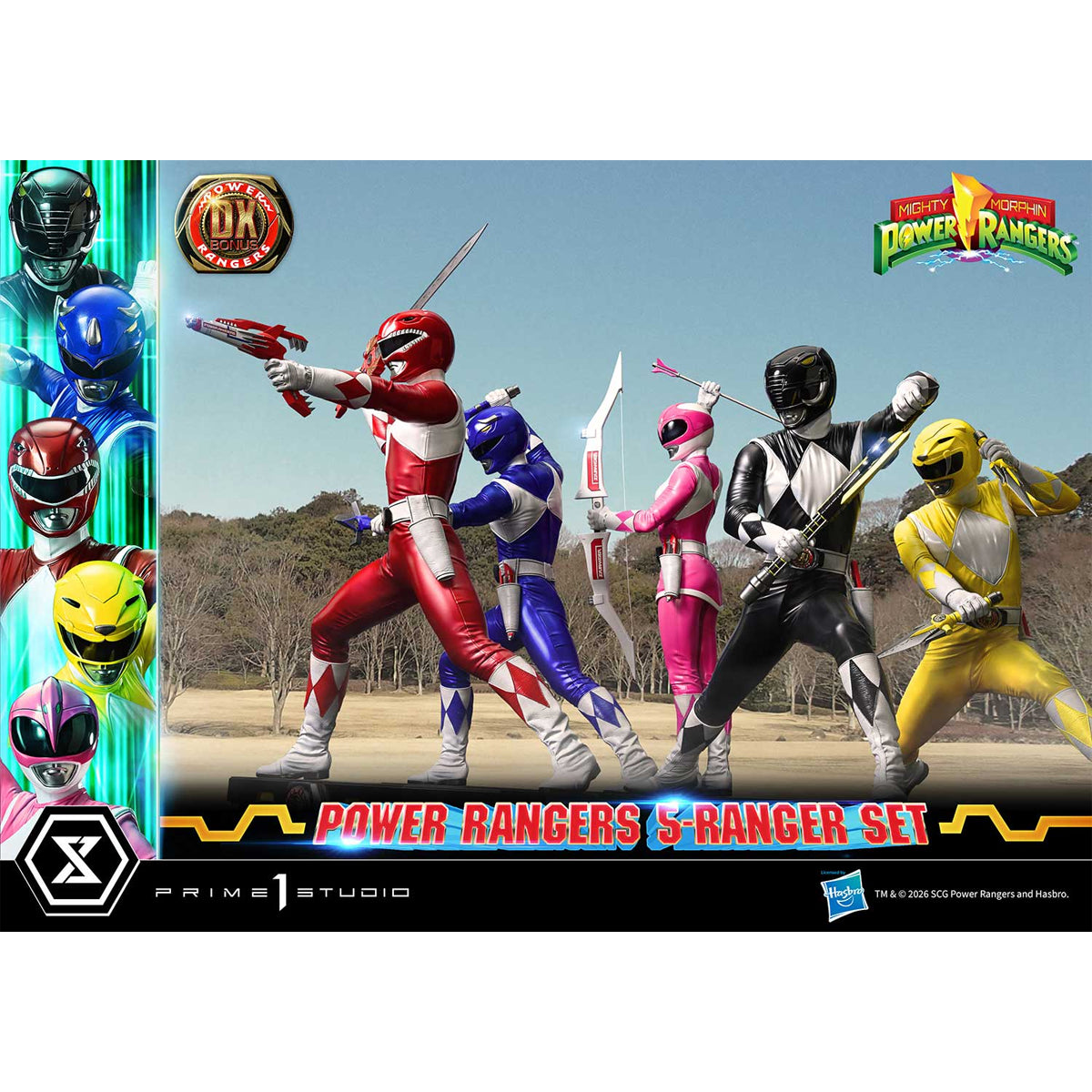 Premium Masterline Mighty Morphin Power Rangers: Power Rangers 5-Ranger Set