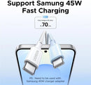 Ugreen USB-C to USB-C 5A/100W PD Fast Charging Braided Cable - 2m (White) (L502/35221)